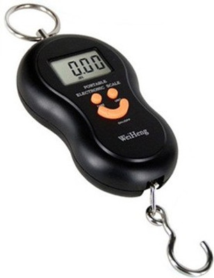 Ruby Portable Travel Digital Hanging Weighing Scale(Black)