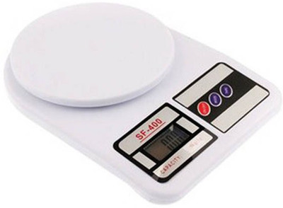 MCP Kitchen Scale Electronic Digital LCD Screen 7 kg Weighing Scale(White)