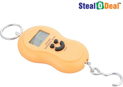 Stealodeal 50kg Orange Hanging Digital Pocket Smiley Travel Luggage Weighing Scale(Orange)
Stealodeal 50kg Orange Hanging Digital Pocket Smiley Travel Luggage Weighing Scale(Orange)