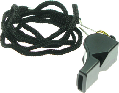 HE Retail High Sound Pealess Whistle(Black, Red, Pack of 1)
