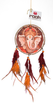 Rooh Wellness Rooh dream catcher canvas ganesha Wool Windchime(14 inch, Orange, Brown)
Rooh Wellness Rooh dream catcher canvas ganesha Wool Windchime(14 inch, Orange, Brown)