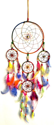 Varanasi Enterprises Dream Catcher Wall Hanging Wool Windchime(28 inch, Multicolor)
Varanasi Enterprises Dream Catcher Wall Hanging Wool Windchime(28 inch, Multicolor)