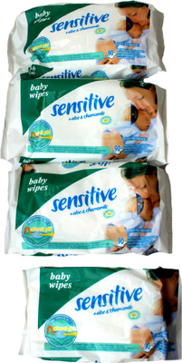sensitive baby cotton wipes(360 pcs)(4 Pieces)