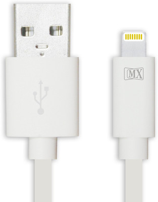 MX 3600A MFI Certified Lightning 8 Pin to USB 2.0 Male Sync & Charging 2 Meter Cable for iPhone, iPad & iPod Wire Connector(White, Pack of 1)
MX 3600A MFI Certified Lightning 8 Pin to USB 2.0 Male Sync & Charging 2 Meter Cable for iPhone, iPad & iPod Wire Connector(White, Pack of 1)