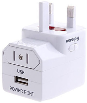 Divinext Universal All in One World Travel Adapter Surge Protector Charger with USB Plug Worldwide Adaptor(White)
Divinext Universal All in One World Travel Adapter Surge Protector Charger with USB Plug Worldwide Adaptor(White)