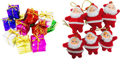 Priyankish 12 Multi Small Gift Box & 6 Red Santa Combo Hanging Ornaments Pack of 18
Priyankish 12 Multi Small Gift Box & 6 Red Santa Combo Hanging Ornaments Pack of 18