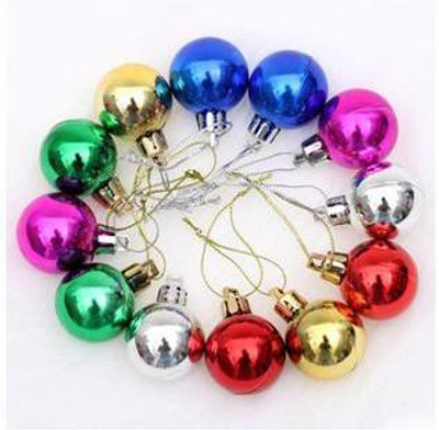 Indigo Creatives Mirror shine Break Resistant Plastic Multicolor Ball pack of 12 pieces for home / office christmas tree decoration Ornamental Bells Pack of 12
Indigo Creatives Mirror shine Break Resistant Plastic Multicolor Ball pack of 12 pieces for home / office christmas tree decoration Ornamental Bells Pack of 12
