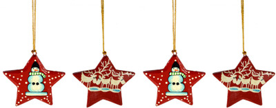 Craftuno 50126 Hanging Star Pack of 4
