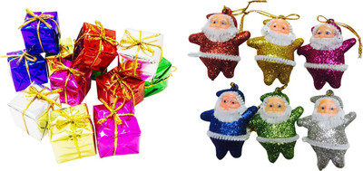 Priyankish 12 Multi Small Gift Box & 6 Multi Santa Combo Hanging Ornaments Pack of 18
Priyankish 12 Multi Small Gift Box & 6 Multi Santa Combo Hanging Ornaments Pack of 18