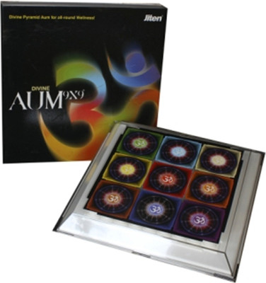Jiten Aum 9x9 Plastic Yantra(Pack of 1)