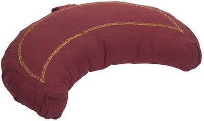 Kanyoga Cotton Hemp Mix Filled With Buckwheat Hull Crescent Embroidered With Zari Yoga Meditation Cushion (50cm x 20cm x 11cm) Yoga Blocks(Red Pack of 1), Berry
Kanyoga Cotton Hemp Mix Filled With Buckwheat Hull Crescent Embroidered With Zari Yoga Meditation Cushion (50cm x 20cm x 11cm) Yoga Blocks(Red Pack of 1), Berry