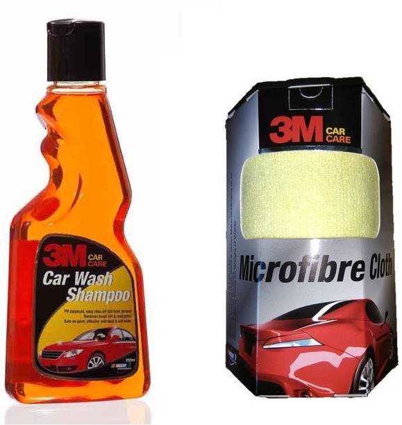 Car Washer Liquids Online At Best S In 3m Car Shampoo 250 Ml Microfibre Cloth Combo Washing Liquid