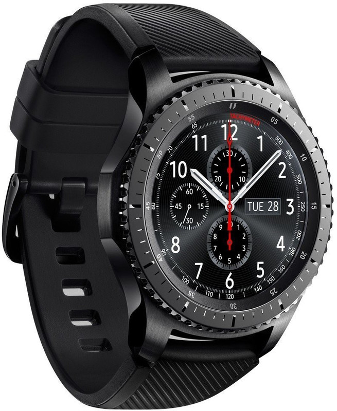 Samsung Gear ** - Frontier Smartwatch(Black Strap Regular)