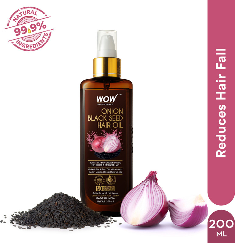 Wow Skin Science Onion Black Seed Hair Oil