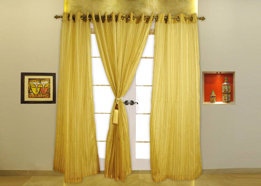 Ariana 270 Cm 9 Ft Tissue Long Door Curtain Single