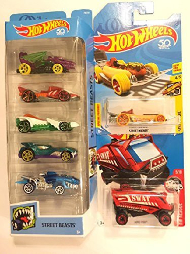Contemporary Manufacture HOT WHEELS TH ANNIVERSARY STREET BEASTS PACK Toys Hobbies