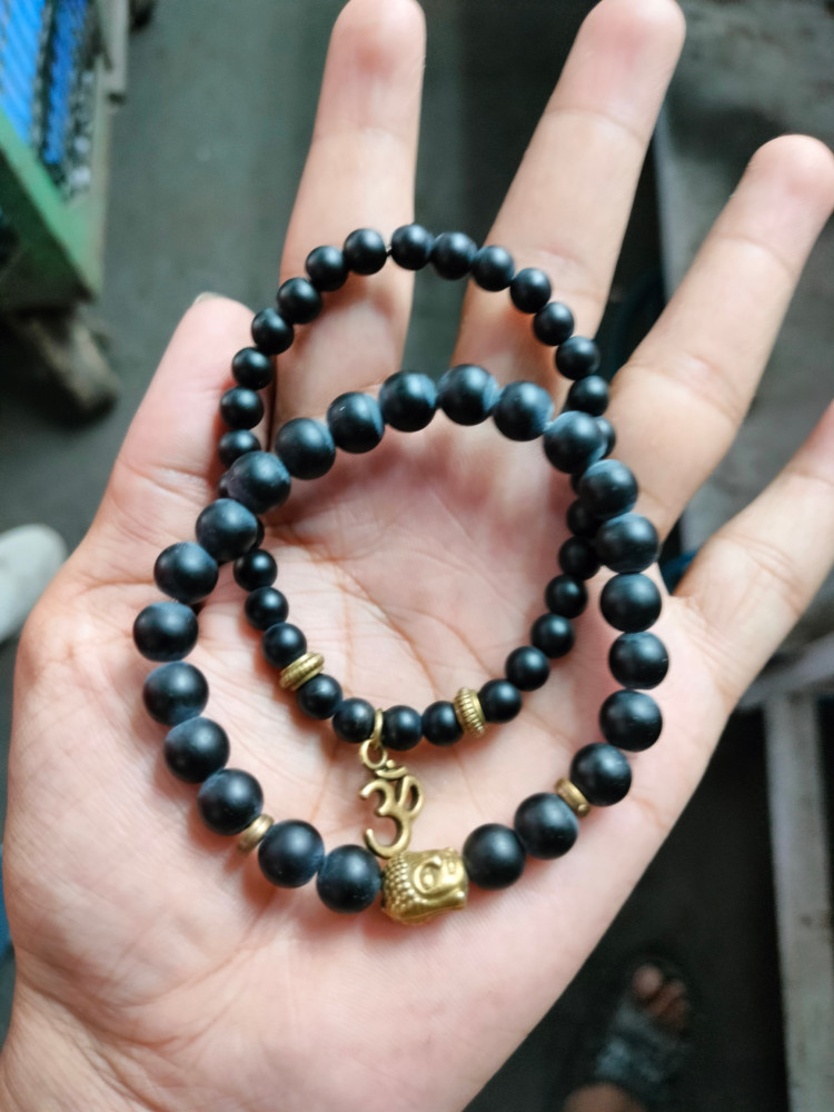 GARNI Pebble Bracelet BLACK ロング　完売品 Pleaser Rapture-809-LT in Black Faux Leather/Gold – Pleaser