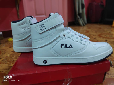 FILA ROBERTO Mid Ankle Sneakers For Men Buy WHT NVY Color FILA