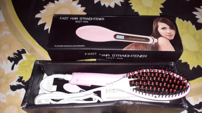 Original Fast HairHQT 906 Fast Hair Straightener Brush HQT 906