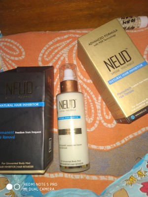 NEUD Ultimate Combo of Hair Inhibitor 80 g Hair Remover Spray 100   NavaFresh  United States