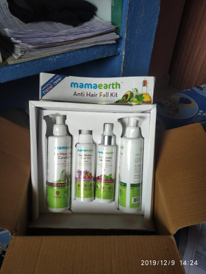 Buy Mamaearth Anti Hair Loss Kit 850 gm online at best price-Hair Creams  and Gels