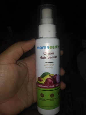 Mamaearth Onion Hair Serum For Silky & Smooth Hair, Tames Frizzy Hair, with  Onion & Biotin for Strong, Tangle Free & Frizz-Free Hair - 100 ml