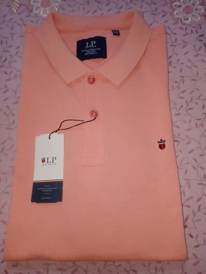 Louis Philippe Maroon Printed Polo Collar T Shirt 8779637.htm