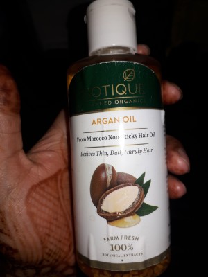 Biotique Advanced Organics Argan Oil From Morocco Non-Sticky Hair