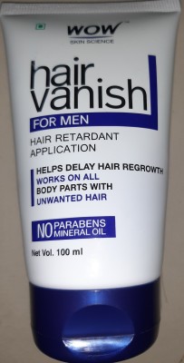 WOW SKIN SCIENCE WOW Hair Vanish Sensitive  No Parabens  Mineral Oil  100mL Cream  Price in India Buy WOW SKIN SCIENCE WOW Hair Vanish  Sensitive  No Parabens  Mineral