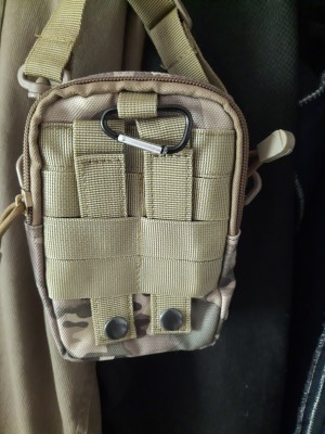 Olixar Tactical EDC Multipurpose Universal Travel Bag with Phone Pouch, Shoulder Strap & Belt Clip