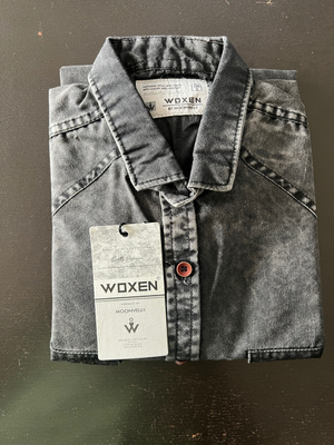 Customer photo of Men’s Washed Black Denim Utility Shirt