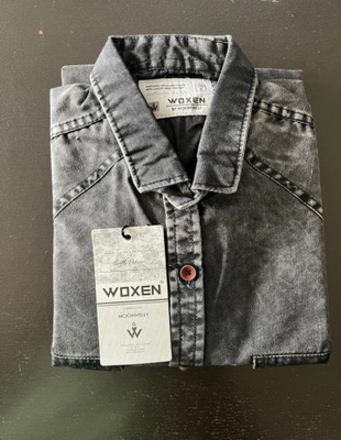 Customer photo of Men’s Washed Black Denim Utility Shirt
