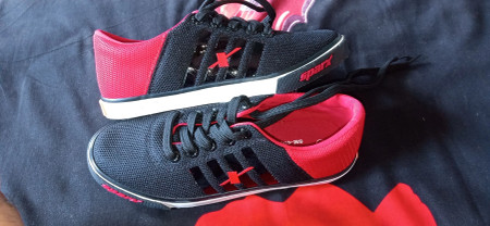 Sparx Men SM-408 Black Red Sneakers For 