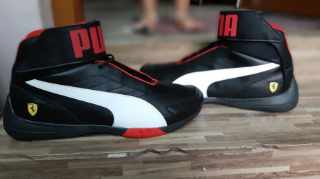 puma ferrari kart cat mid iii high tops