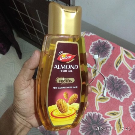Dabur Almond Hair Oil with Almonds , Soya Protein and Vitamin E for Non  Sticky , Damage free Hair - 500ml with 200ml Free Pack Hair Oil - Price in  India, Buy
