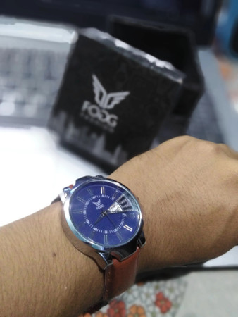 Fogg 1170-BL-BR Unique New Day \u0026 Date 