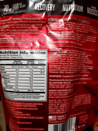 BSN Syntha 6 Protein Powder Protein Blends Price in India ...