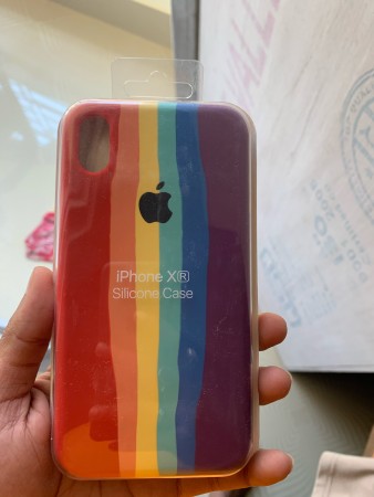 iPhone XR Silicon Case with Apple Logo – Imitation iPhone Silicon