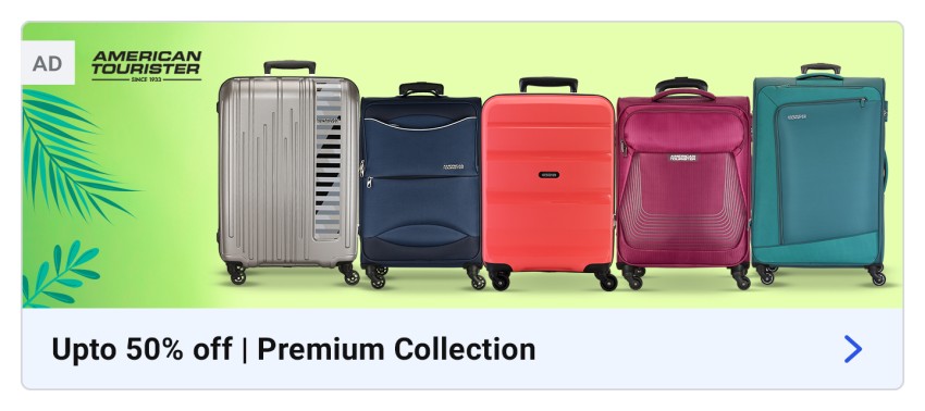 Upto 50% Off on Trolley Bags at VIP World