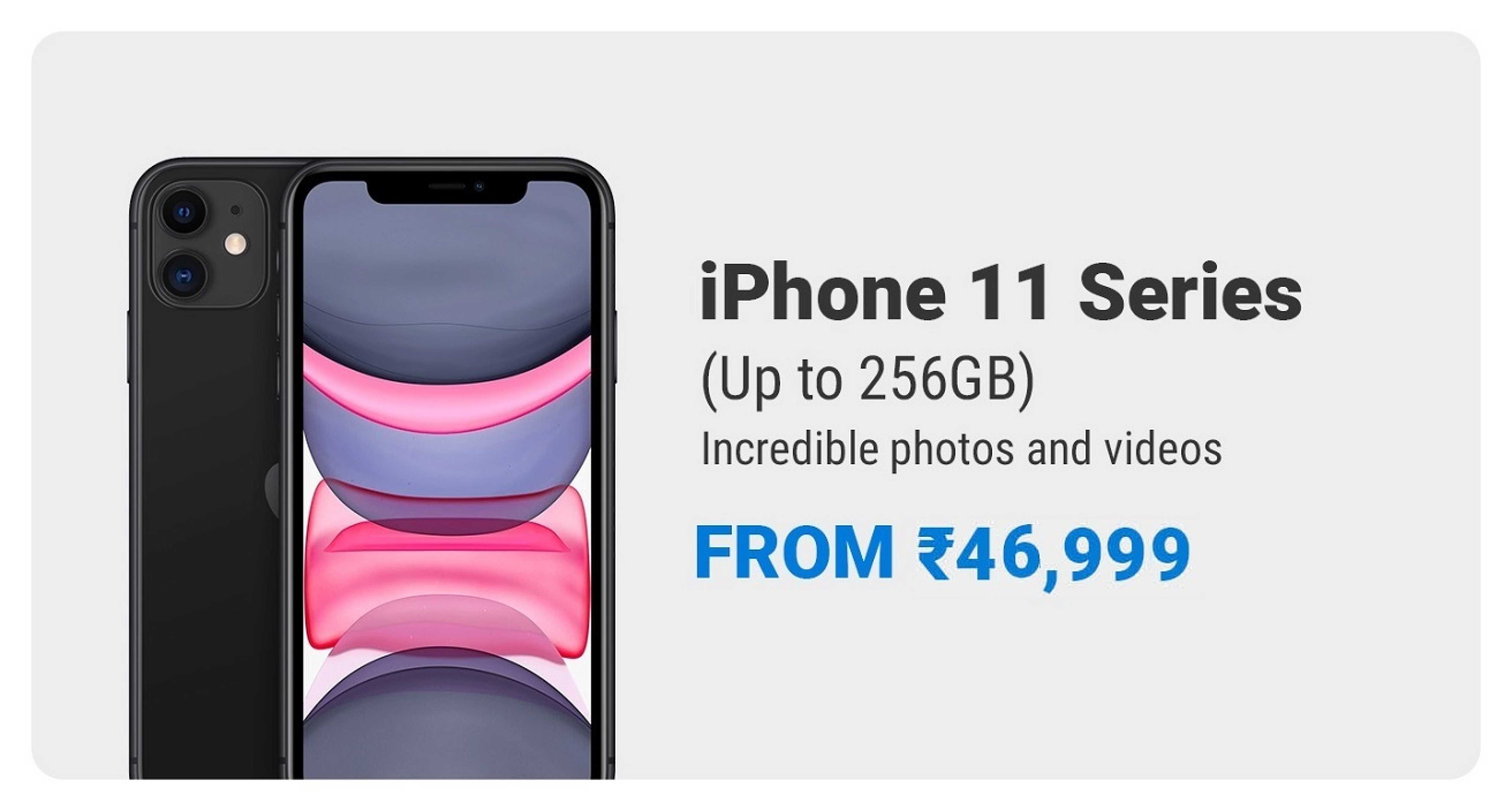 Flipkart - IPhone 11 Smartphone starting at just ₹41999