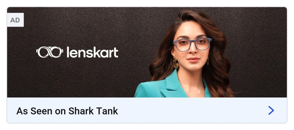 Buy As Seen on Shark Tank Eyeglasses Online - Lenskart IN