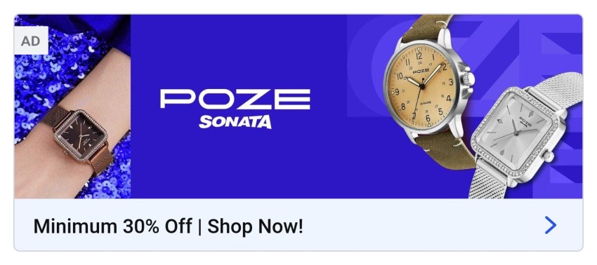 Man watch clearance online flipkart