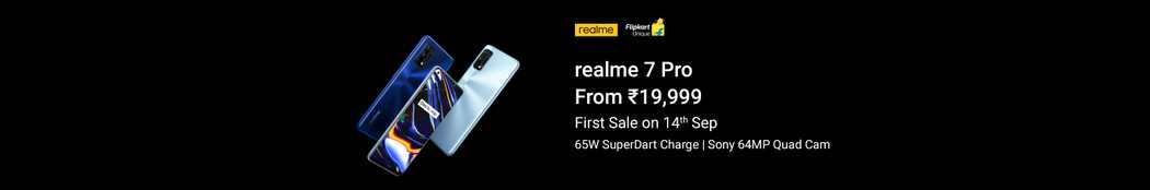 Realme 7 Pro (Mirror Blue, 128 GB)