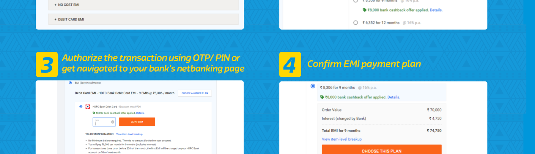 Emi On Debit Cards Easy Installments On Debit Cards At Flipkart Com One can convert regular purchases into emis maintain liquidity in your account. emi on debit cards easy installments