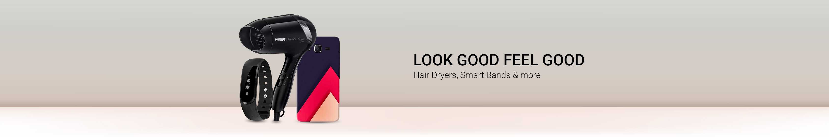 Hair Dryers, Smart Bands & more