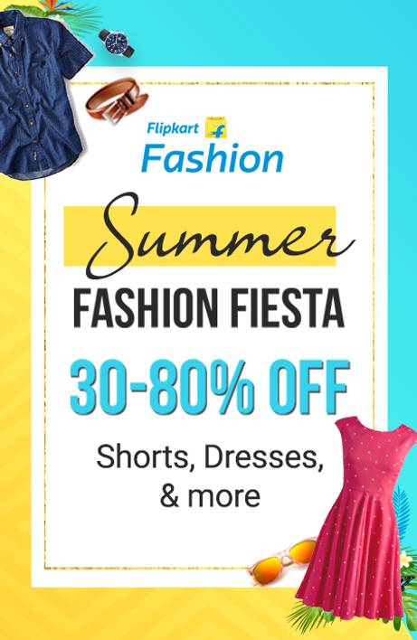 Minimum 30-80% Off On Men, Women and Kid Fashion Flipkart