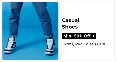 flipkart offers casual shoes