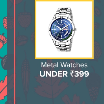 Metal Watches under Rs.399