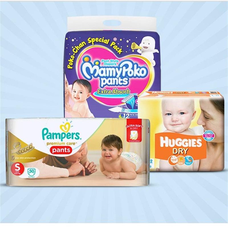 Flipkart - MamyPoko, Huggies, Pampers... Up to 35% + 5% Off