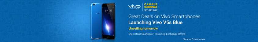 Vivo Campus Carnival Starts @ 9990 From Flipkart